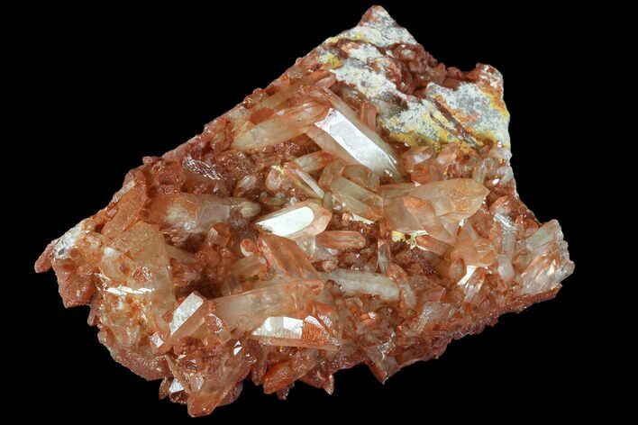 Natural, Red Quartz Crystal Cluster - Morocco #88928